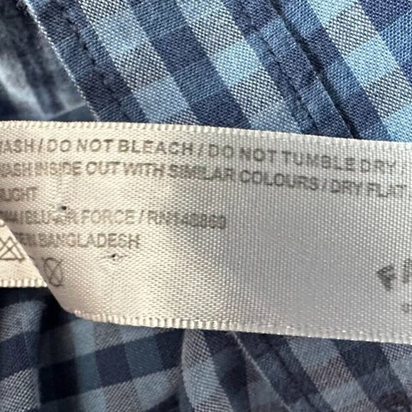 Fat Face Blue Check XXL Men's Button Down Shirt   100% Cotton - Picture 11 of 15